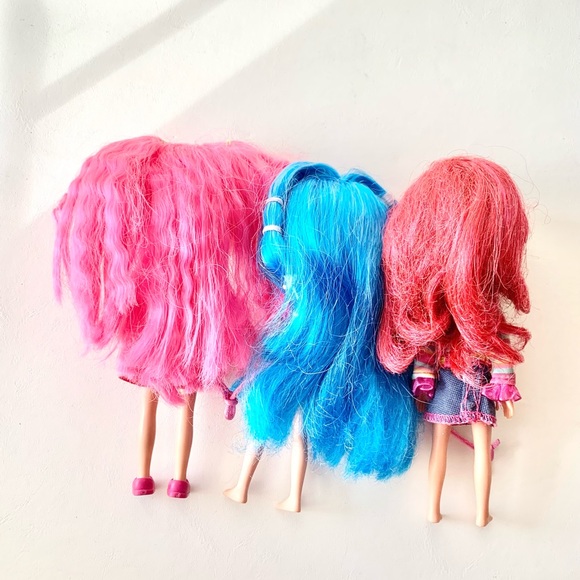 Set of 3 doll 5-6” tall. Strawberry shortcake scented dolls. - Picture 2 of 6